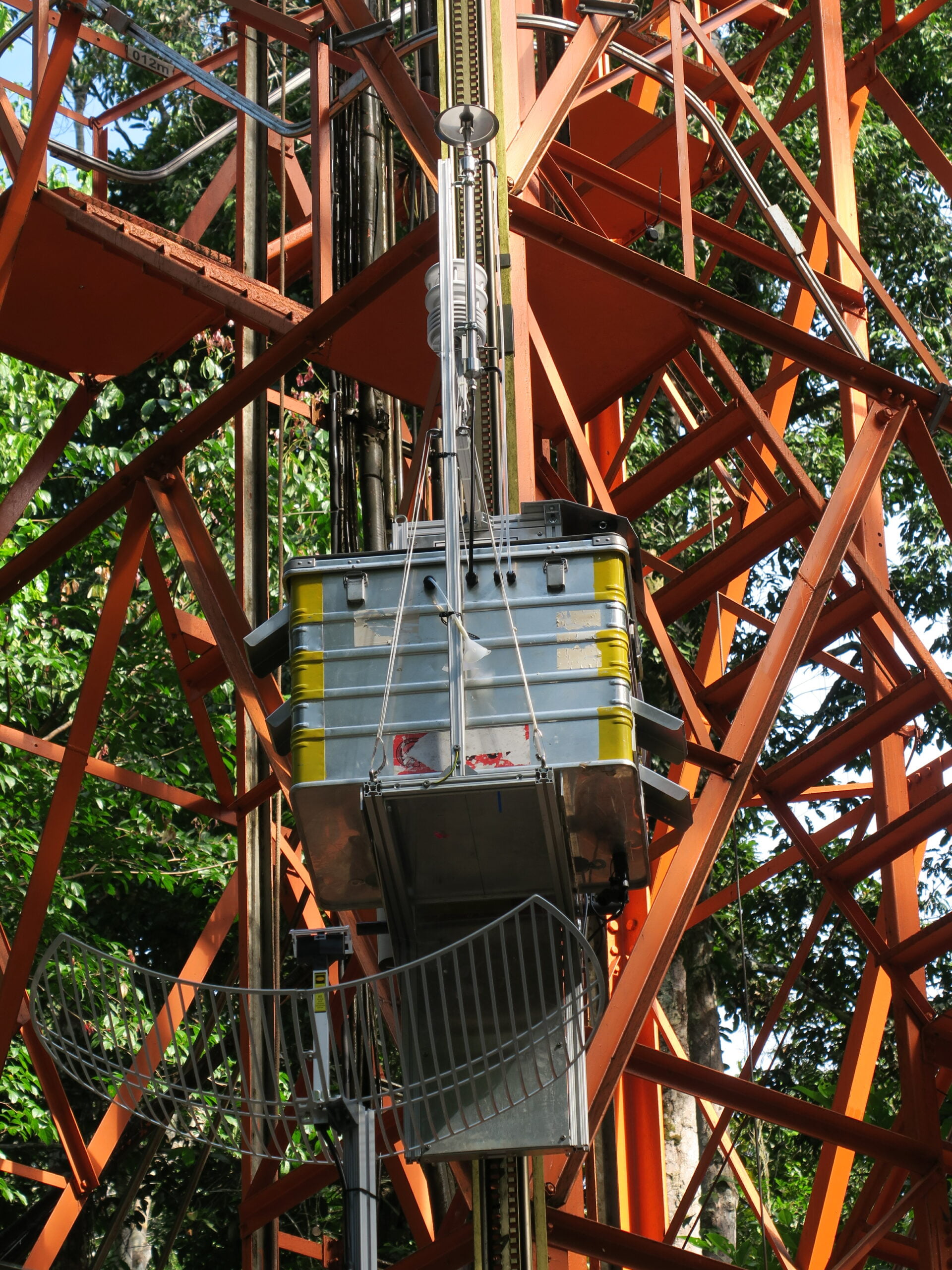 Wartung höchste Antenne der Welt Fallschutzsystem HighStep Systems AG