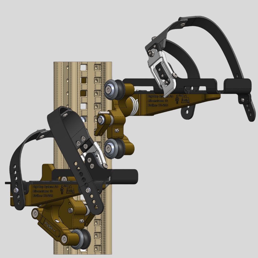 Highstep Easy und Protector 2 HighStep Easy mit neuer Bindung Seitenansicht